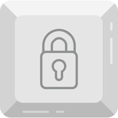 Lock key Icon