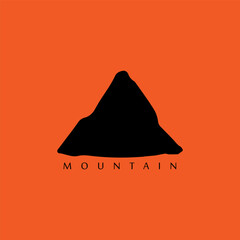 Fototapeta premium Mountain adventure badge logo vector graphic of illustration
