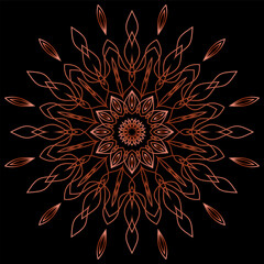 mandala art for template background