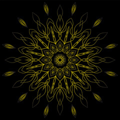 mandala art for template background