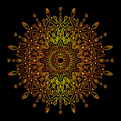 mandala art for template background