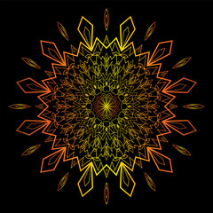 mandala art for template background