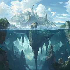 iceberg in the ocean