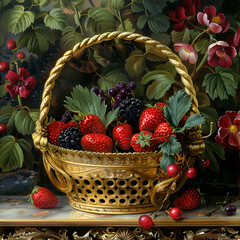 berries in a basket