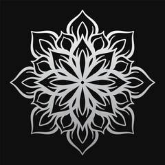 Simple round decoration. vector mandala