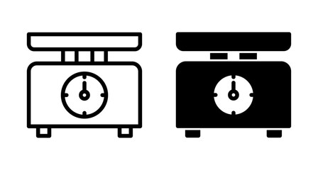 Scales icon vector isolated on white background. Law scale icon. Scales vector icon. Justice