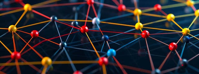 closeup pins black surface immersed network spot illustration connectivity post