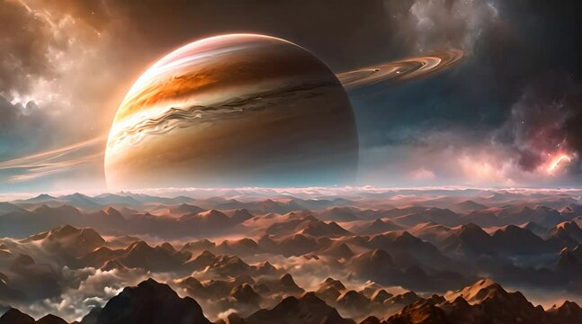 The Graceful Dance of Swirling Clouds on Distant Gas Giants