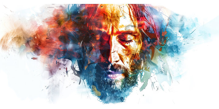 Alpha and Omega: The Beginning and End - Visualize Jesus as the alpha and omega, symbolizing the beginning and end of all things. 