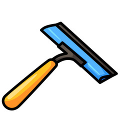 Squeegee handdrawn doodle illustration