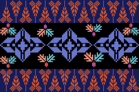 Abstract ethnic geometric pattern design for background or wallpaper.
Figure tribal embroidery. Indian, Scandinavian, Gypsy, Mexican, folk pattern.
