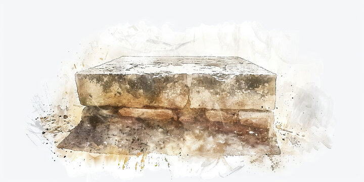 Cornerstone: The Foundation Stone and Building - Imagine Jesus as the cornerstone of a building, illustrating his role as the foundation of faith. 