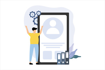 Business Finance Flat Illustration Design