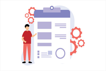 Business Finance Flat Illustration Design