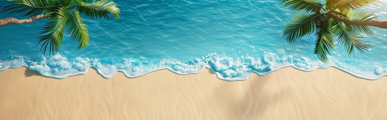 Fototapeta na wymiar sandy beach against the backdrop of the blue sea