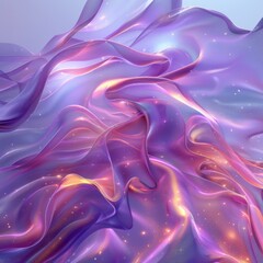 Obraz premium Abstract Fluid Background in Blue and Lime Green with Translucent Glass-like Colors. Stylish and Fashionable Neon Lights and Fluorescent Theme. 4K wallpaper,HD background image