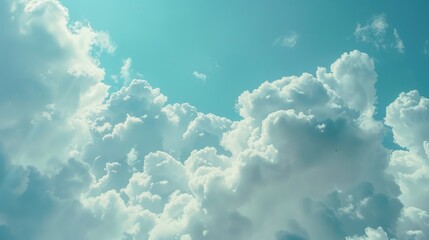 Close up of cloudy blue sky