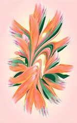Fototapeta premium an abstract style colorful textured background with light pinks, oranges and, in the style of childs drawing, pixelation, life stock, abstract backgrounds, stock photos