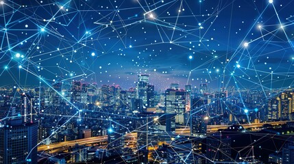 Networked Cityscapes: The Fusion of Technology and Urban Living