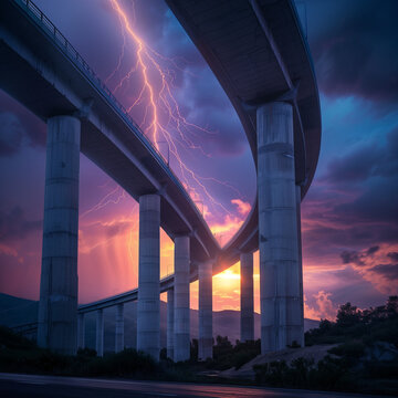 Highway Overpass Safety: Now Equipped with Lightning Protection Devices