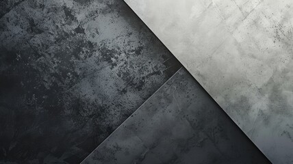 Abstract background with textured gray and black diagonal stripes - obrazy, fototapety, plakaty
