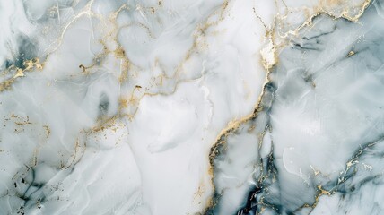 Abstract marble texture with gold veins