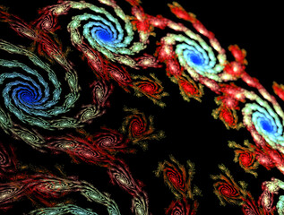 Fototapeta premium Imaginatory fractal abstract background Image