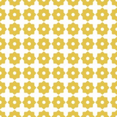 seamless pattern with   yellow flowers on white backdrop