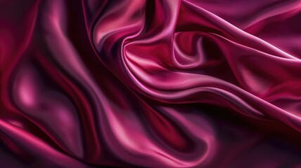 Obraz premium Luxurious purple satin fabric with smooth, elegant folds