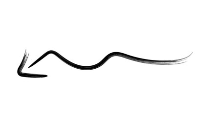 Spray Painted Graffiti arrow Sprayed isolated with a white background. graffiti arrow with over spray in black over white. banner, cover, poster, flyer, card, brochure, art. Vector illustration