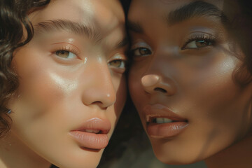 Fototapeta premium Clean Beauty Makeup Ad