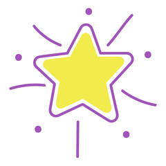 Star Hand Drawn Doodle