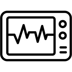 Electro cardiogram Icon