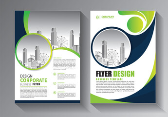 Corporate Book Cover Design Template in A4. Can be adapt to Brochure, Annual Report, Magazine, Poster, Business Presentation, Portfolio, Flyer, Banner, Website.