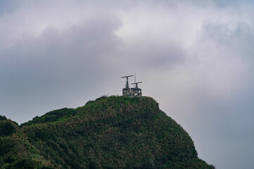 Transmitter in Yehliu Geopark, Taipei Taiwan.