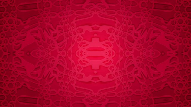 Red Abstract Background geometric pattern. Mosaics style design background.