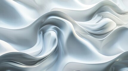 Obraz premium 3d abstract background of iridescent gray mass.