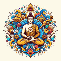 abstract painting karma vector