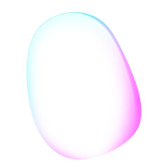Decorative gradient bubble
