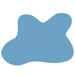 Blue Blob Icon