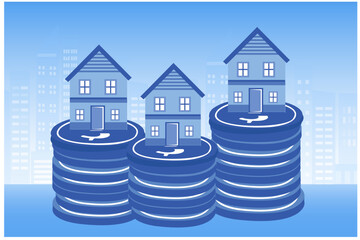 Home loan, refinance, real estate and property mortgage concept.