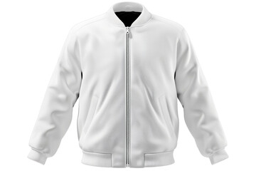 Fashion white bomber jacket mockup. Space for design, print and showcasing