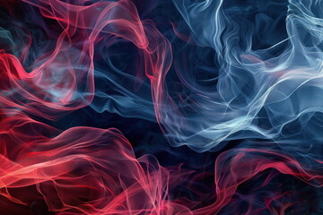 abstract background, red and blue color, wave wallpaper,  patterns lines and swirling shape - 793516501