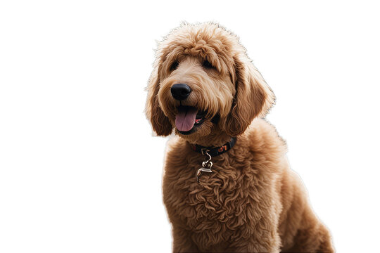 isolated doodle golden dog pet animal puppy cute poodle white canino brown portrait breed domestic studio mammal sitting adorable spaniel purebred cocker background retriever gold young mixed1 laying
