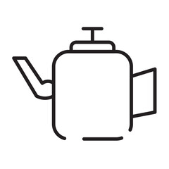 Pot Tea Drink Line Icon