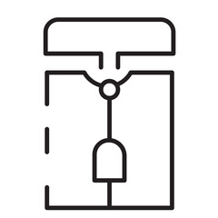 Chinese Cultures Decoration Line Icon