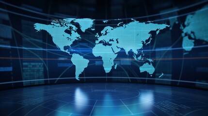 Background screen saver on breaking news. 