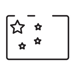 Chinese Country Flag Line Icon
