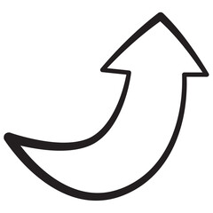 Share Arrow handdrawn doodle illustration