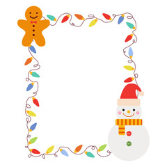 Christmas Theme Frame Element